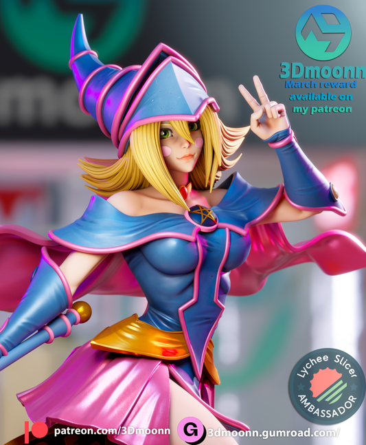 Dark Magician Girl - Yu-Gi-Oh! | Painted / Unpainted Options