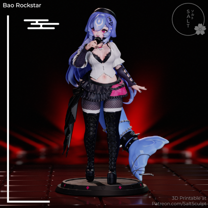 Bao the Whale - Vtuber | Painted / Unpainted Options