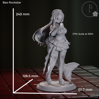 Bao the Whale - Vtuber | Painted / Unpainted Options