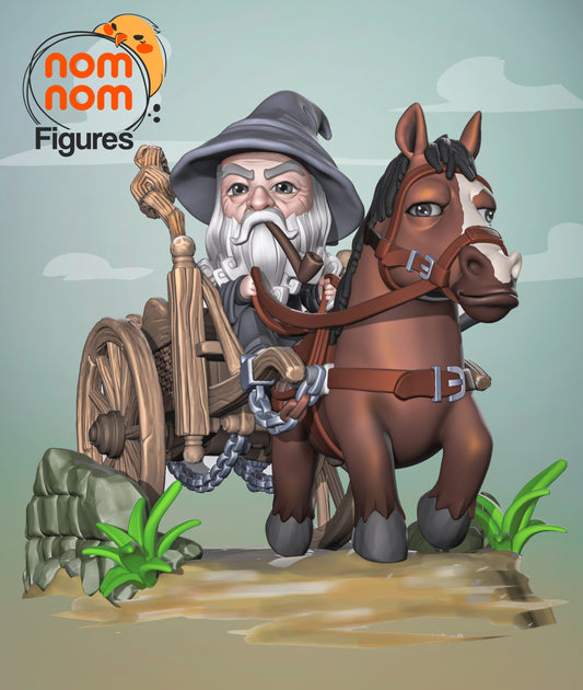 Fan Made Chibi Gandalf Figure