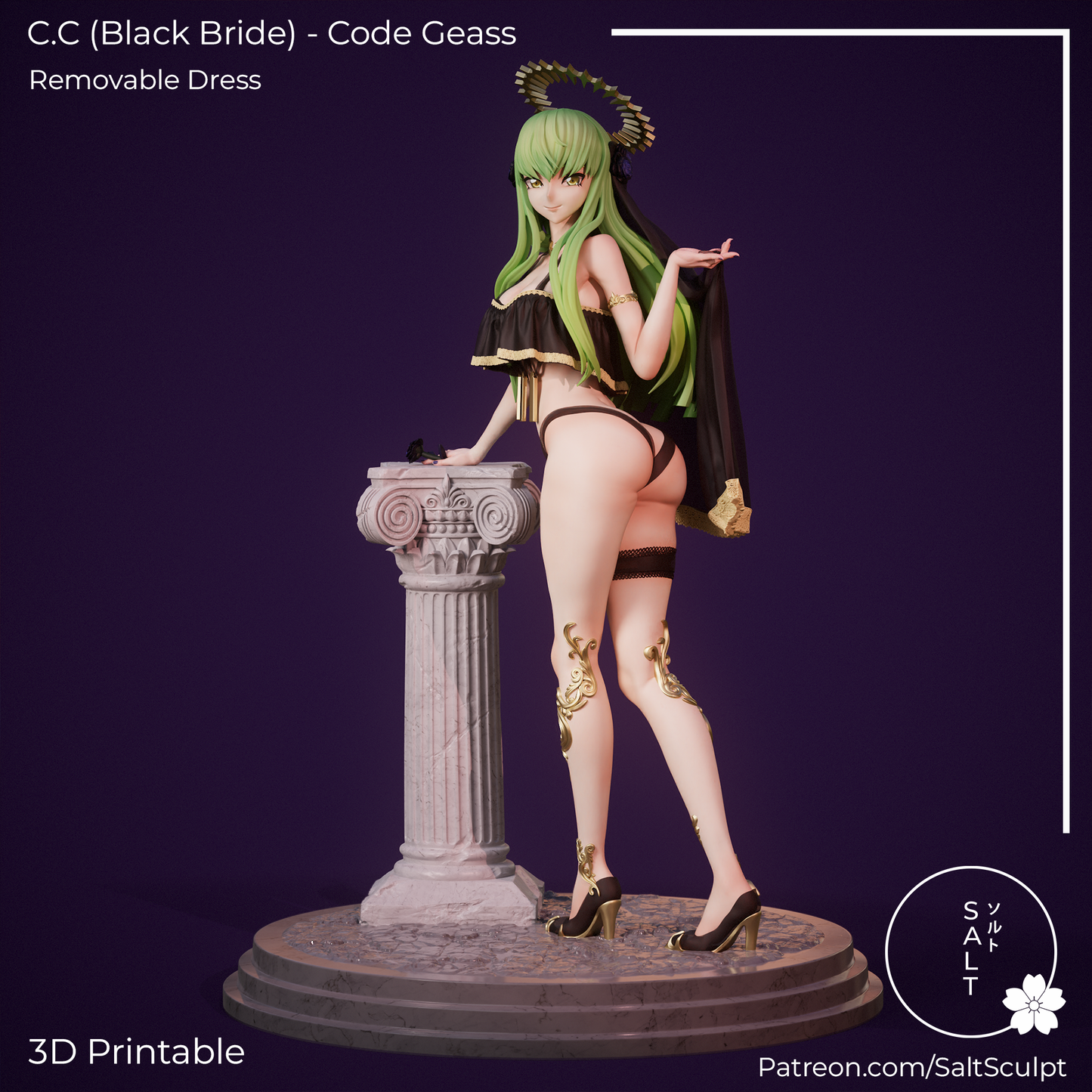 Black Bride - Code Geass | Painted / Unpainted Options