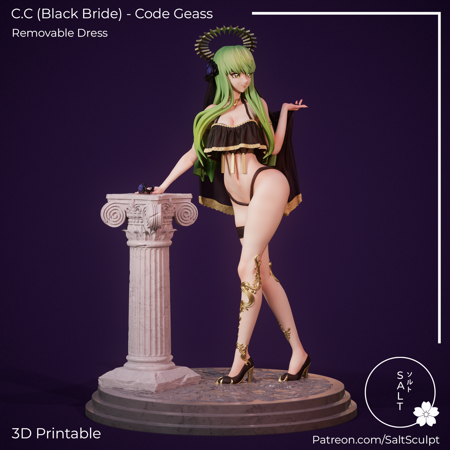 Black Bride - Code Geass | Painted / Unpainted Options