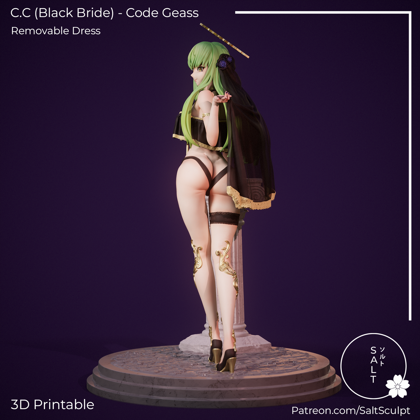 Black Bride - Code Geass | Painted / Unpainted Options