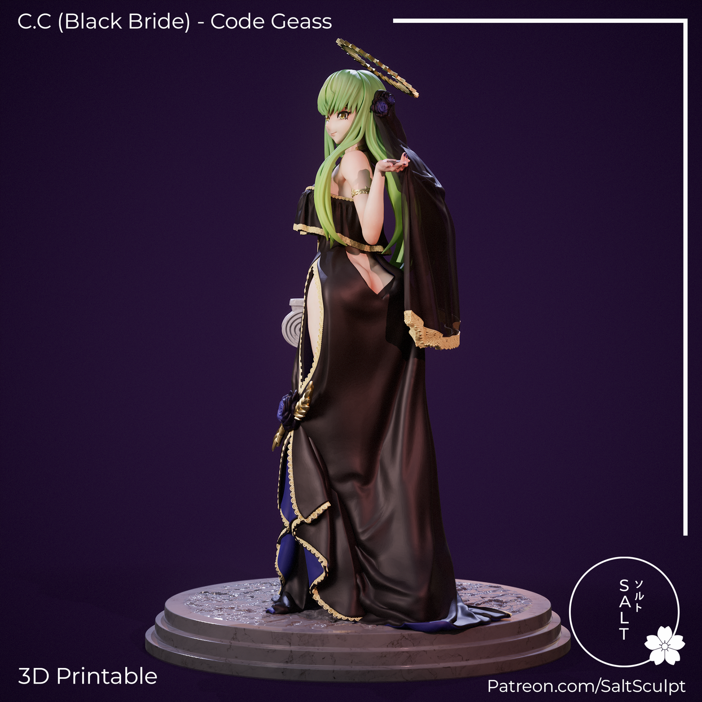 Black Bride - Code Geass | Painted / Unpainted Options