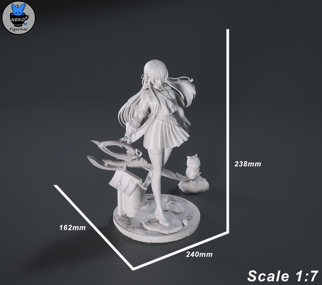 Chisa - Wuthering Waves | Painted / Unpainted Options
