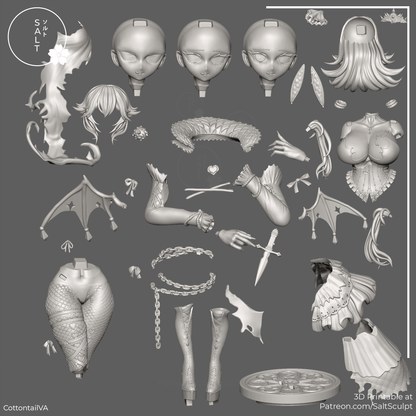 CottontailVA - vTuber | Painted / Unpainted Options