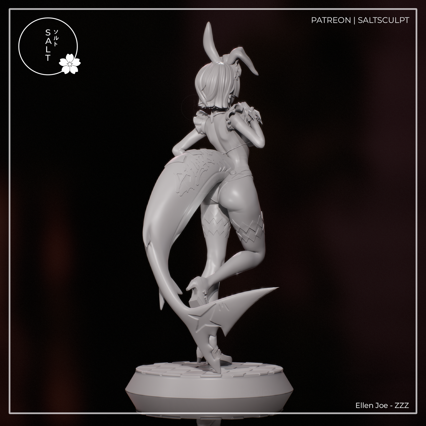Ellen Joe (Bunny) - Zenless Zone Zero | Painted / Unpainted Options
