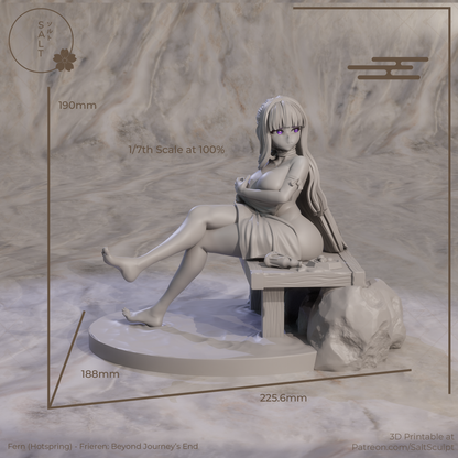 Fern (Hot Springs) - Frieren: Beyond Journeys End | Painted / Unpainted Options