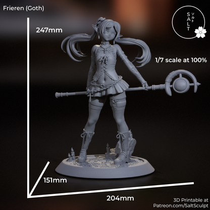 Frieren (Goth) - Frieren: Beyond Journeys End | Painted / Unpainted Options