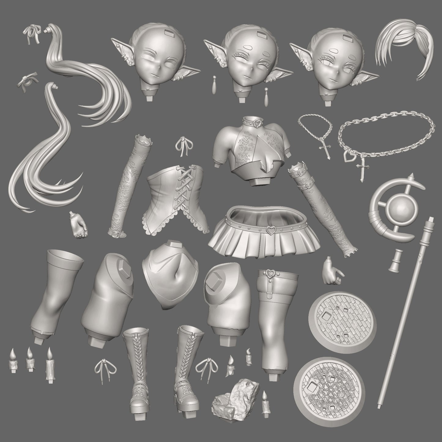 Frieren (Goth) - Frieren: Beyond Journeys End | Painted / Unpainted Options