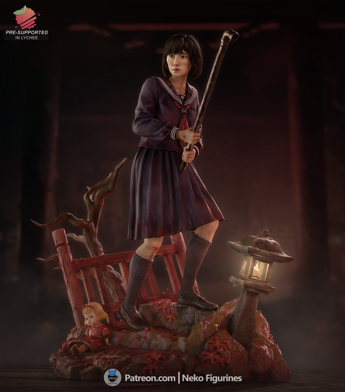 Hinako - Silent Hill F | Painted / Unpainted Options