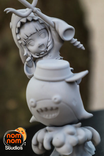 Fan Made Chibi Gawr Gura Figure