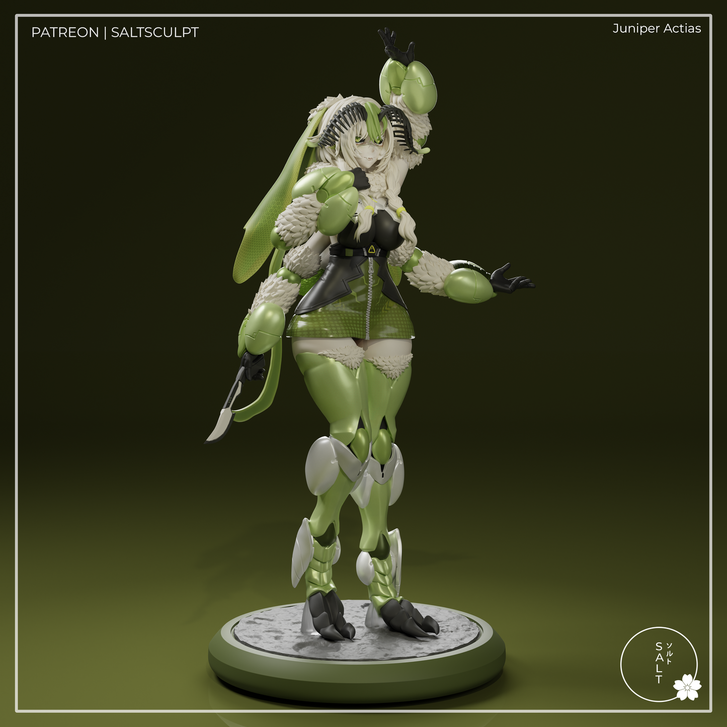 Juniper Actias - VTuber | Painted / Unpainted Options