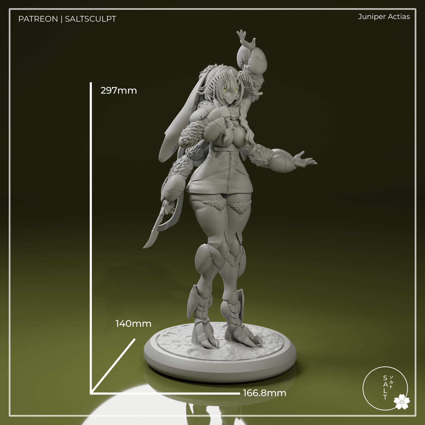 Juniper Actias - VTuber | Painted / Unpainted Options