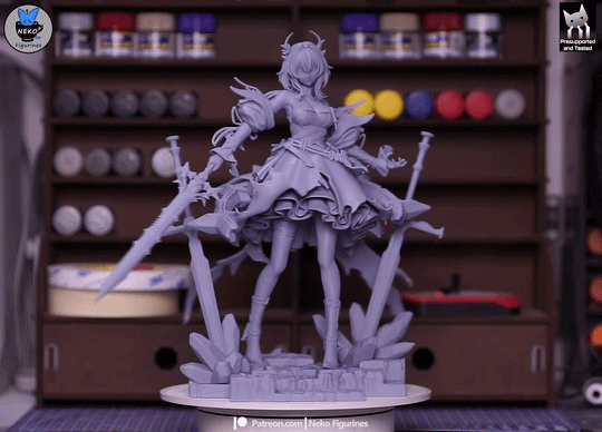 Laevatain - Arknight Endfield | Painted / Unpainted Options