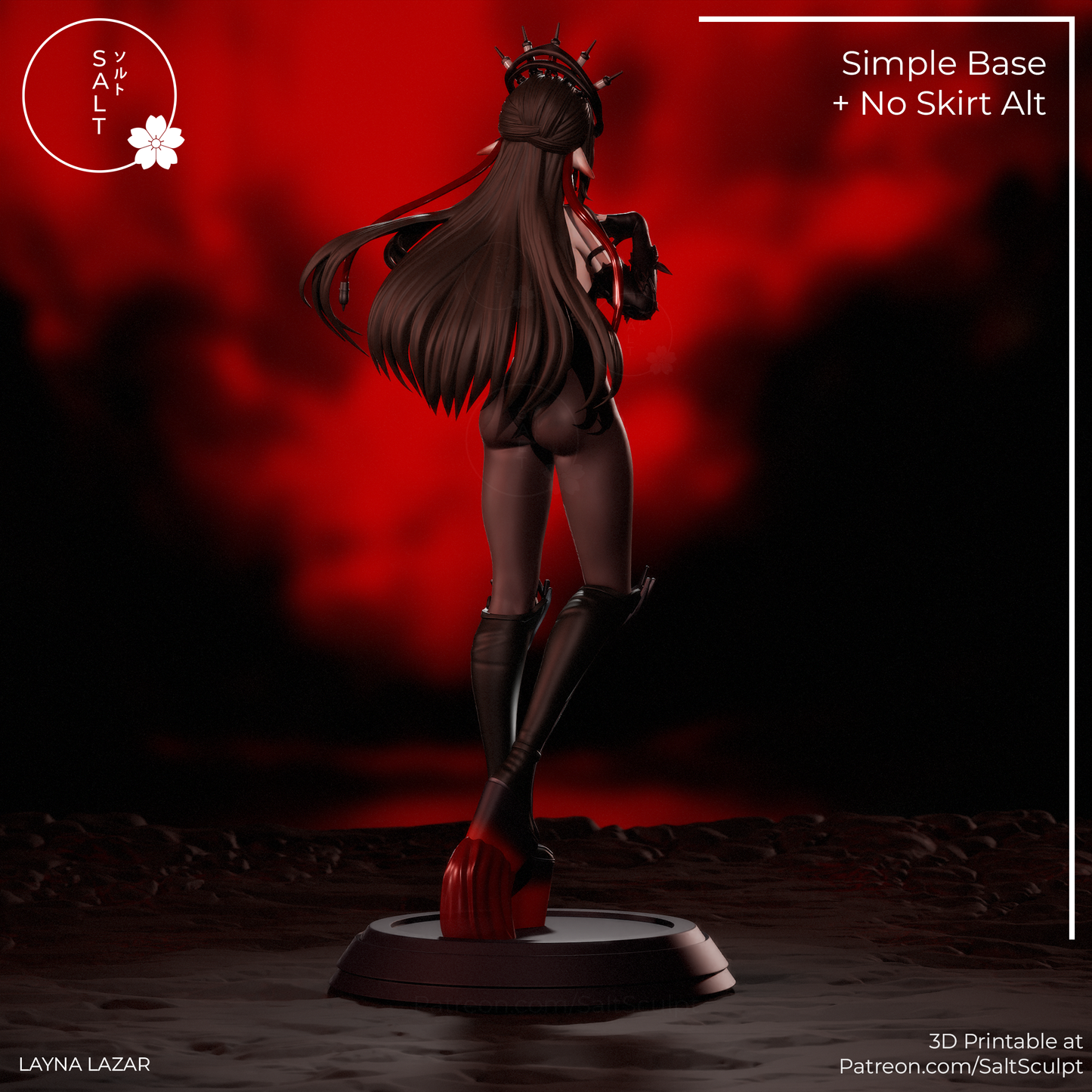 Layna Lazar - vTuber | Painted / Unpainted Options (Copy)