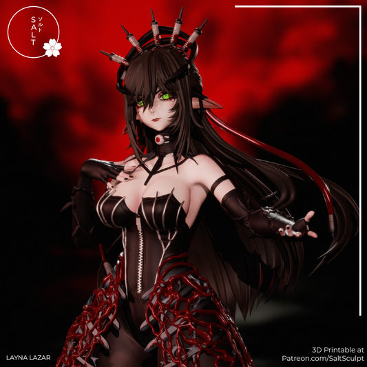 Layna Lazar - vTuber | Painted / Unpainted Options (Copy)