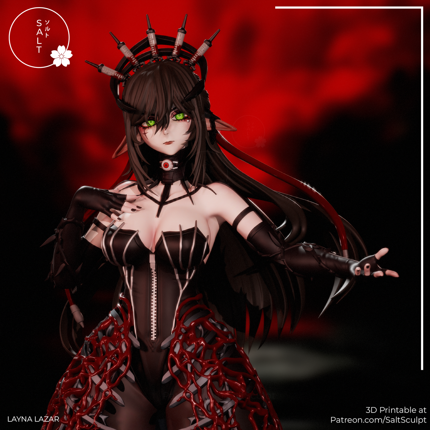 Layna Lazar - vTuber | Painted / Unpainted Options (Copy)