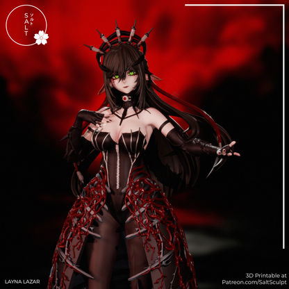 Layna Lazar - vTuber | Painted / Unpainted Options (Copy)