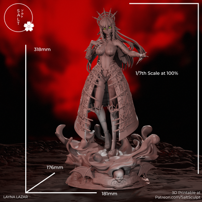 Layna Lazar - vTuber | Painted / Unpainted Options (Copy)