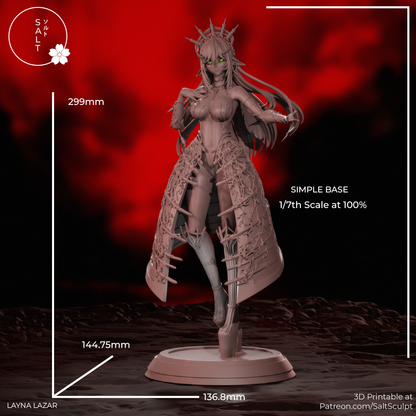 Layna Lazar - vTuber | Painted / Unpainted Options (Copy)