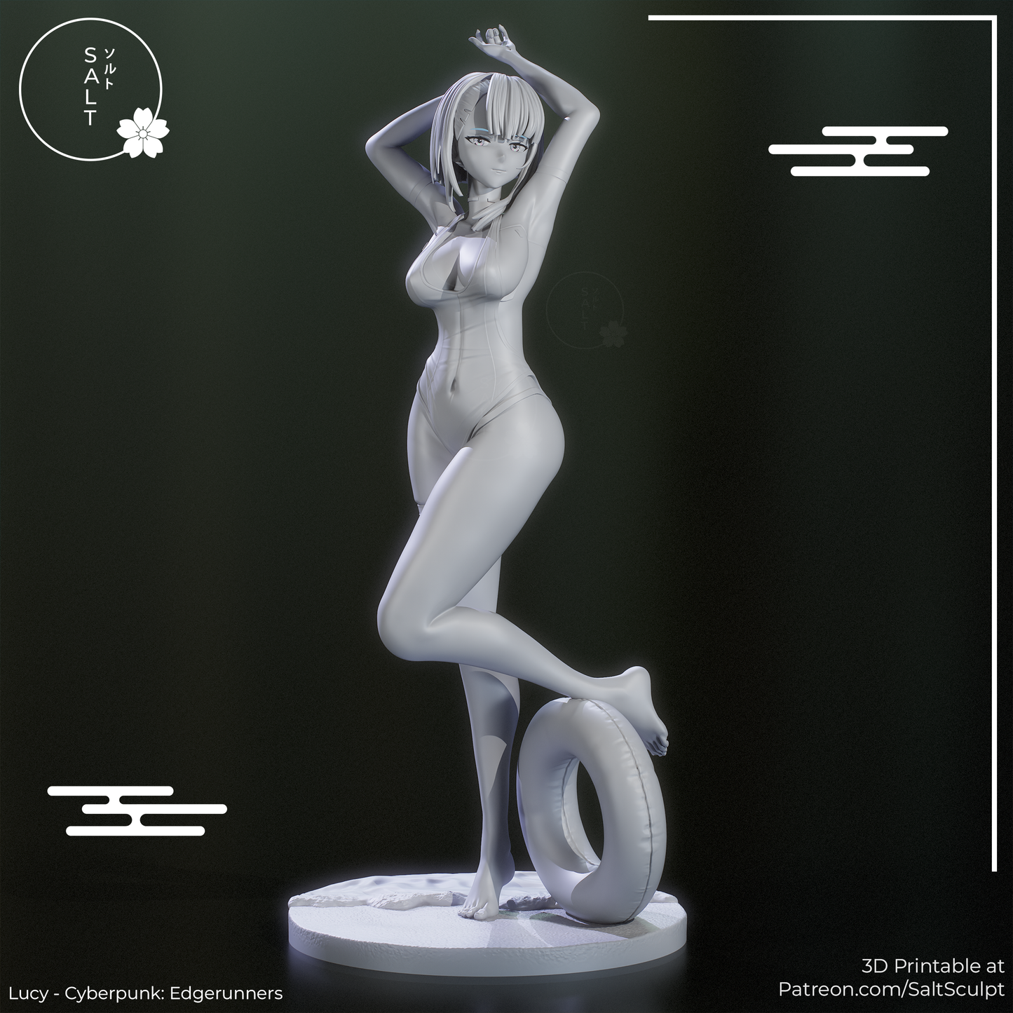 Lucy - Cyberpunk | Painted / Unpainted Options