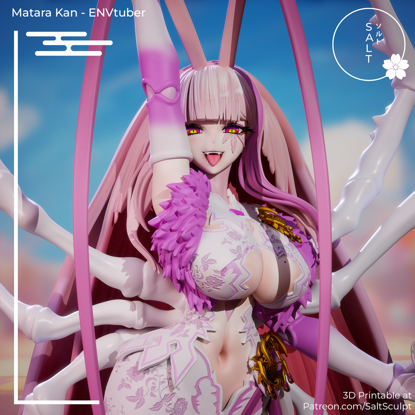 Matara Kan - Vtuber | Painted / Unpainted Options