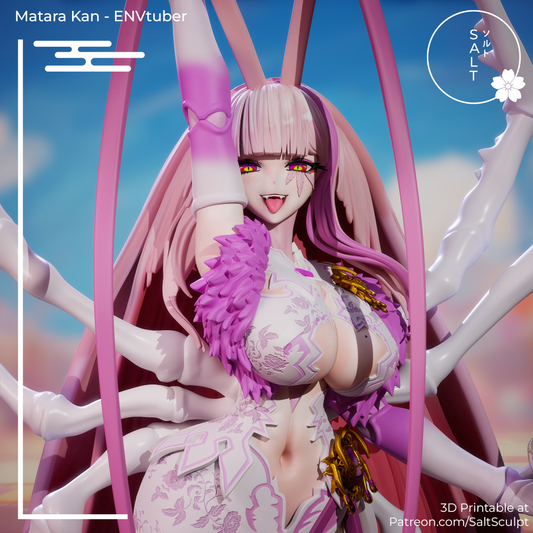 Matara Kan - Vtuber | Painted / Unpainted Options
