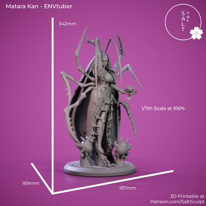 Matara Kan - Vtuber | Painted / Unpainted Options