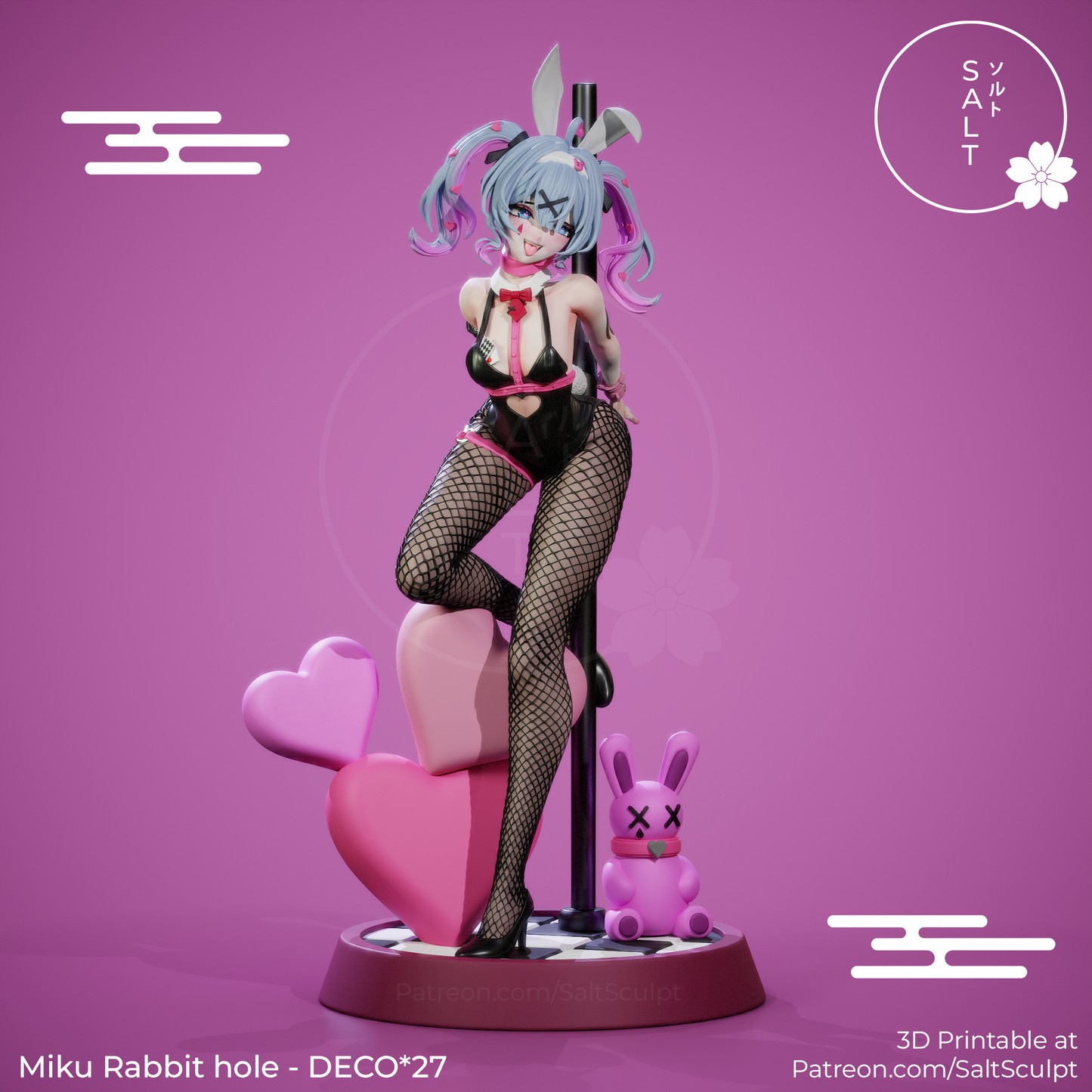 Miku Rabbit Hole - Hatsune Miku | Painted / Unpainted Options