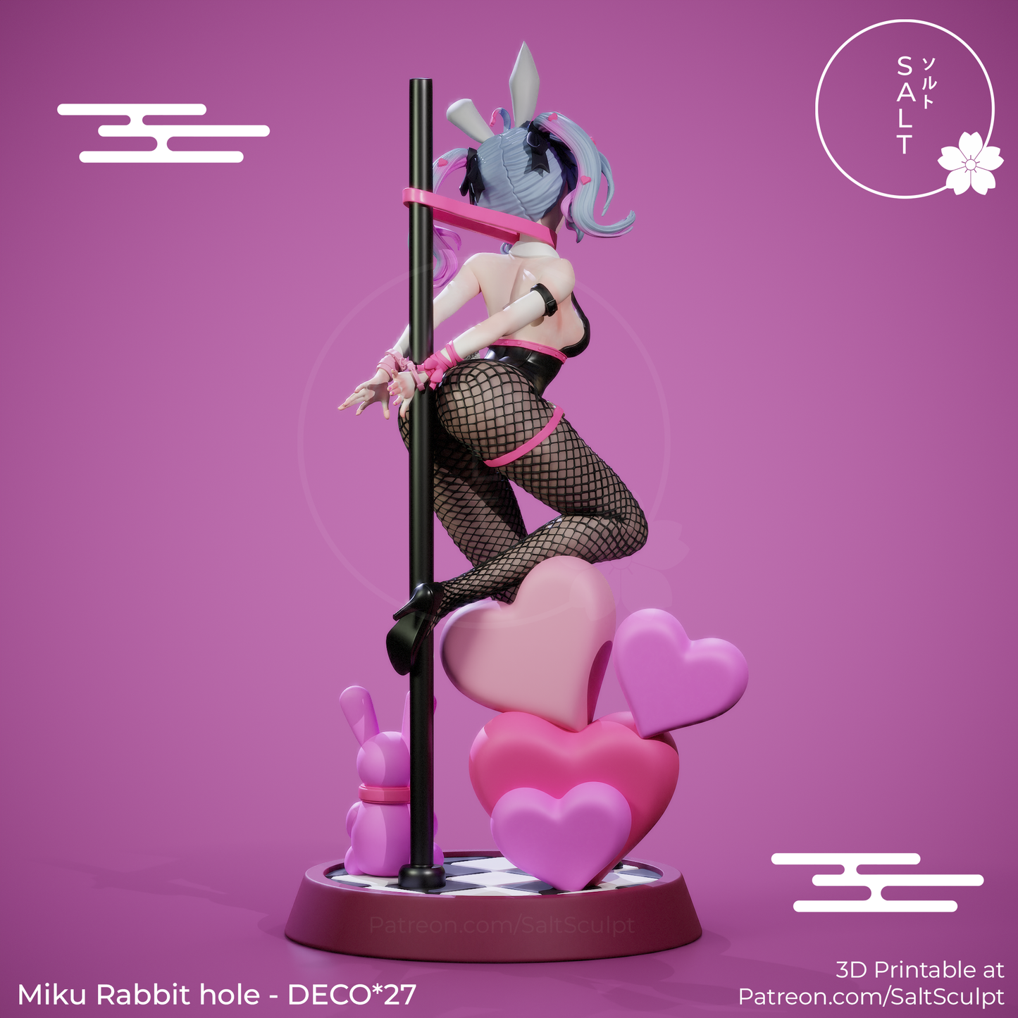 Miku Rabbit Hole - Hatsune Miku | Painted / Unpainted Options