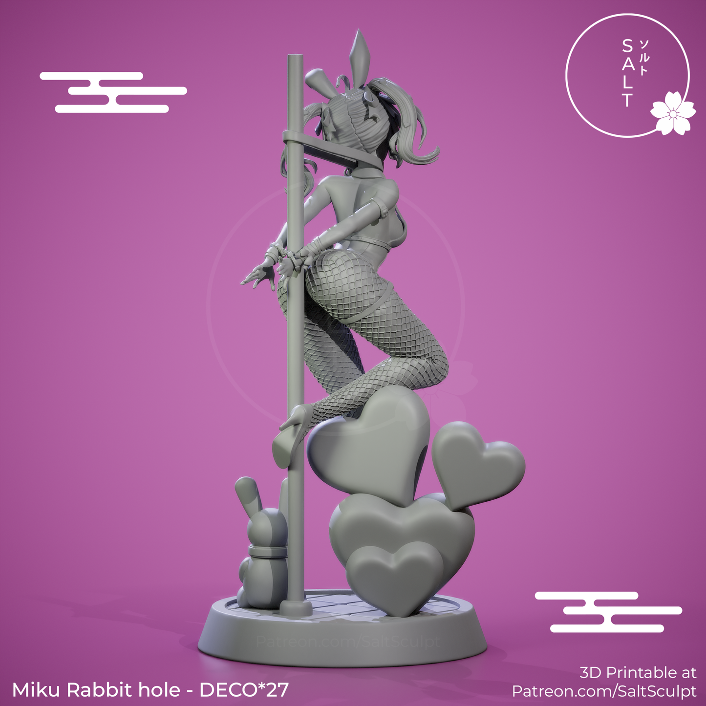 Miku Rabbit Hole - Hatsune Miku | Painted / Unpainted Options