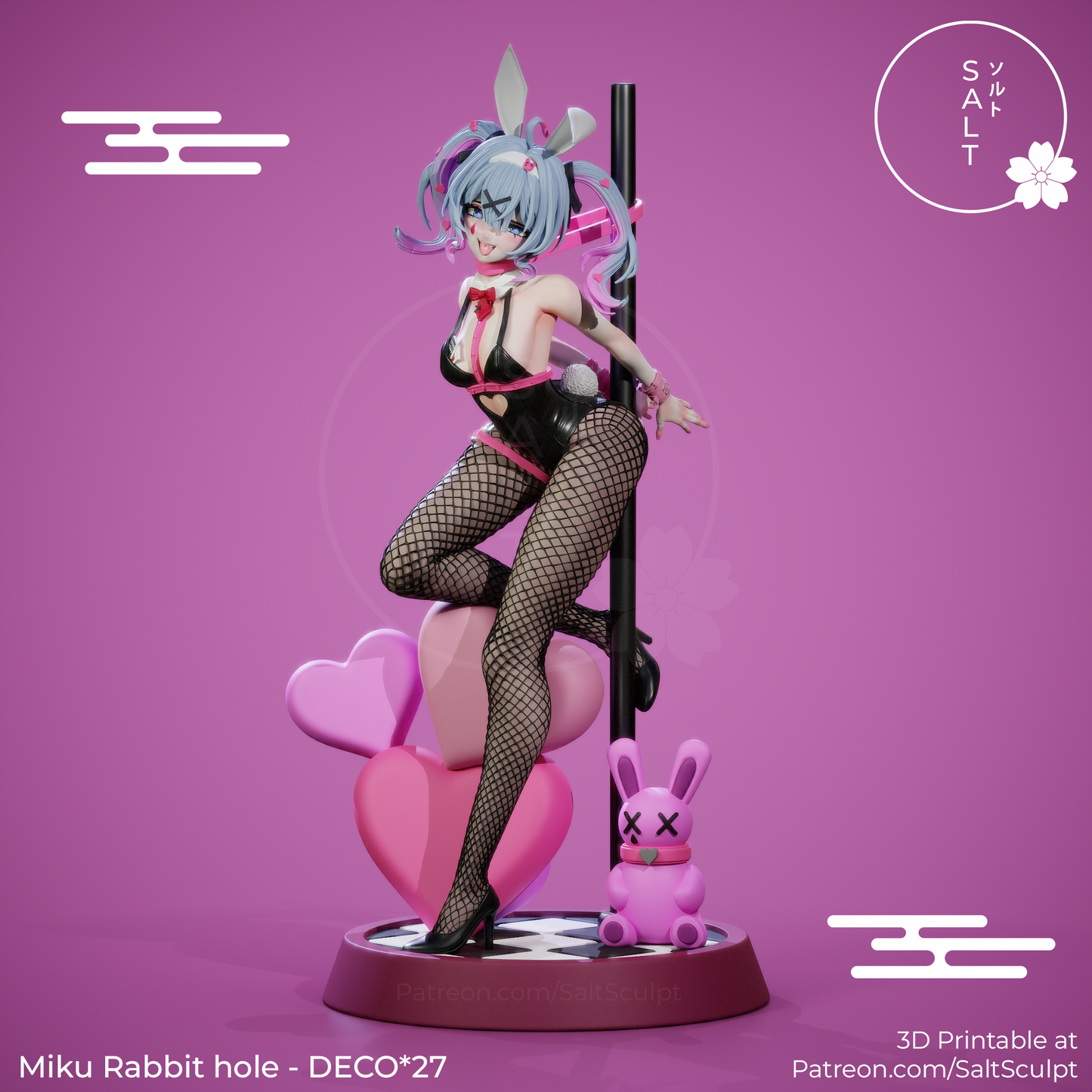 Miku Rabbit Hole - Hatsune Miku | Painted / Unpainted Options