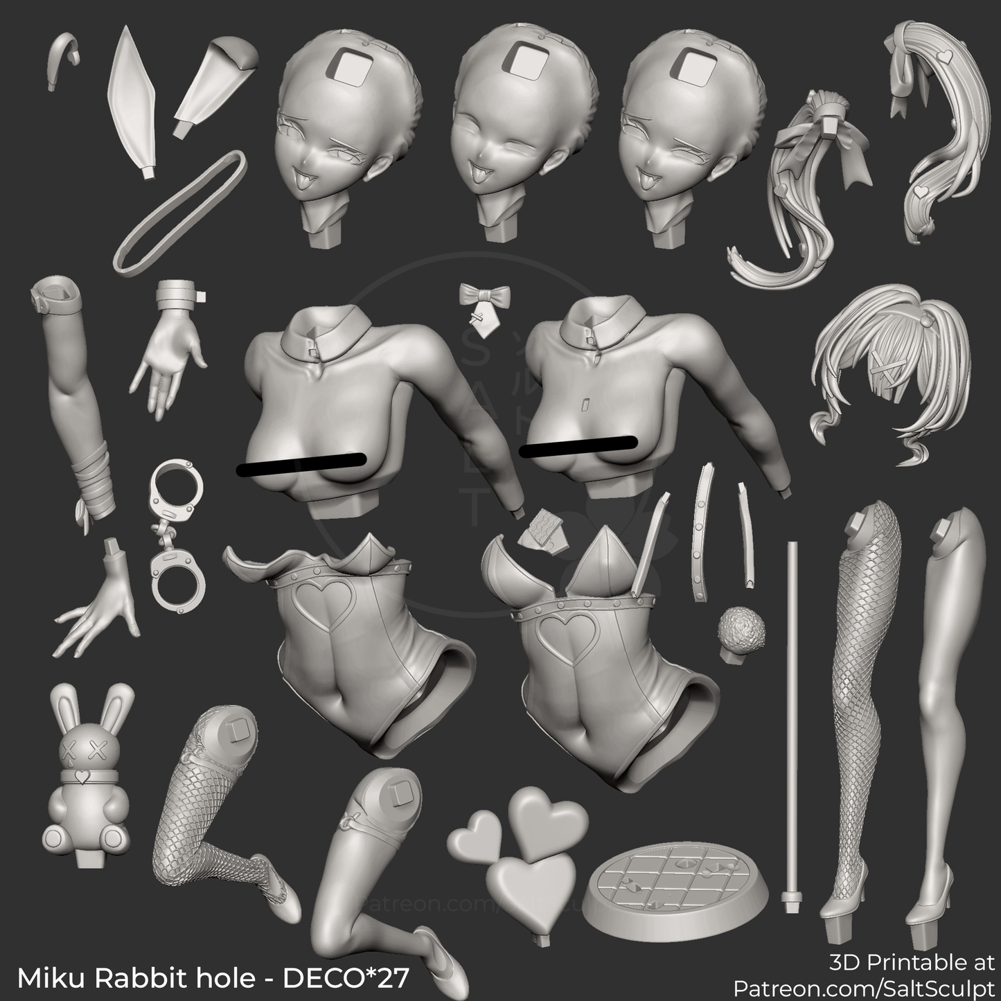Miku Rabbit Hole - Hatsune Miku | Painted / Unpainted Options
