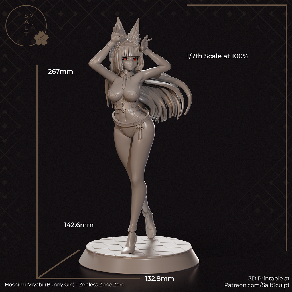 Hoshimi Miyabi (Bunny Suit) Unofficial Fan-Made Collectible