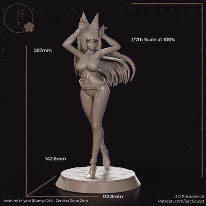Hoshimi Miyabi (Bunny Suit) - Zenless Zone Zero | Painted / Unpainted Options