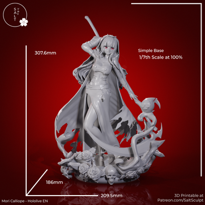 Mori Calliope - Hololive | Painted / Unpainted Options