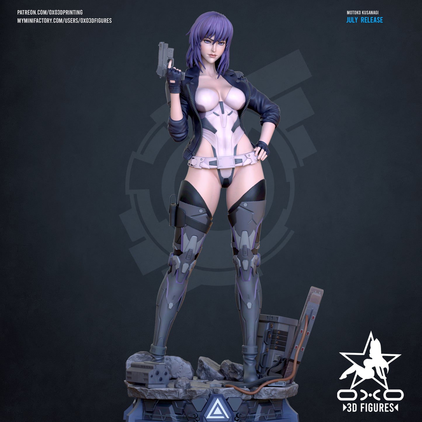 Motoko Kusanagi - Ghost in the Shell | Painted / Unpainted Options