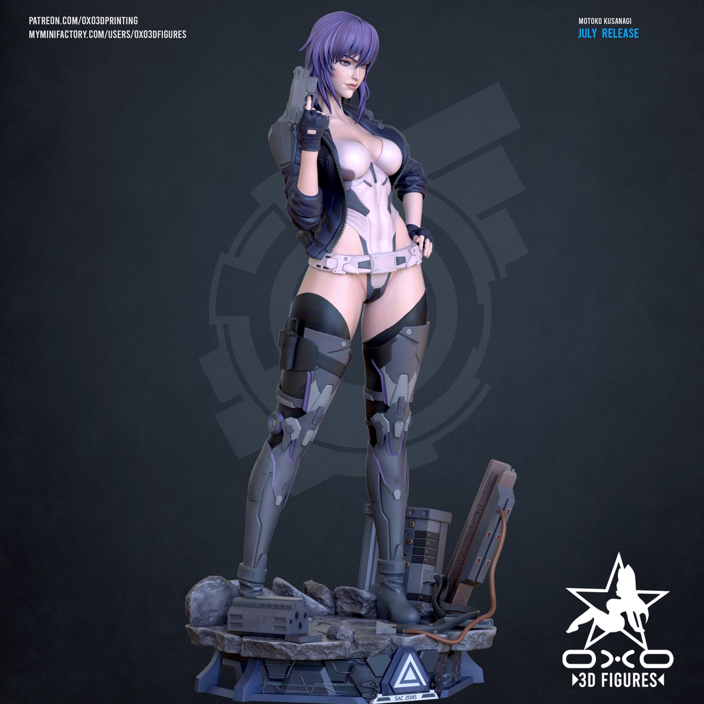 Motoko Kusanagi - Ghost in the Shell | Painted / Unpainted Options