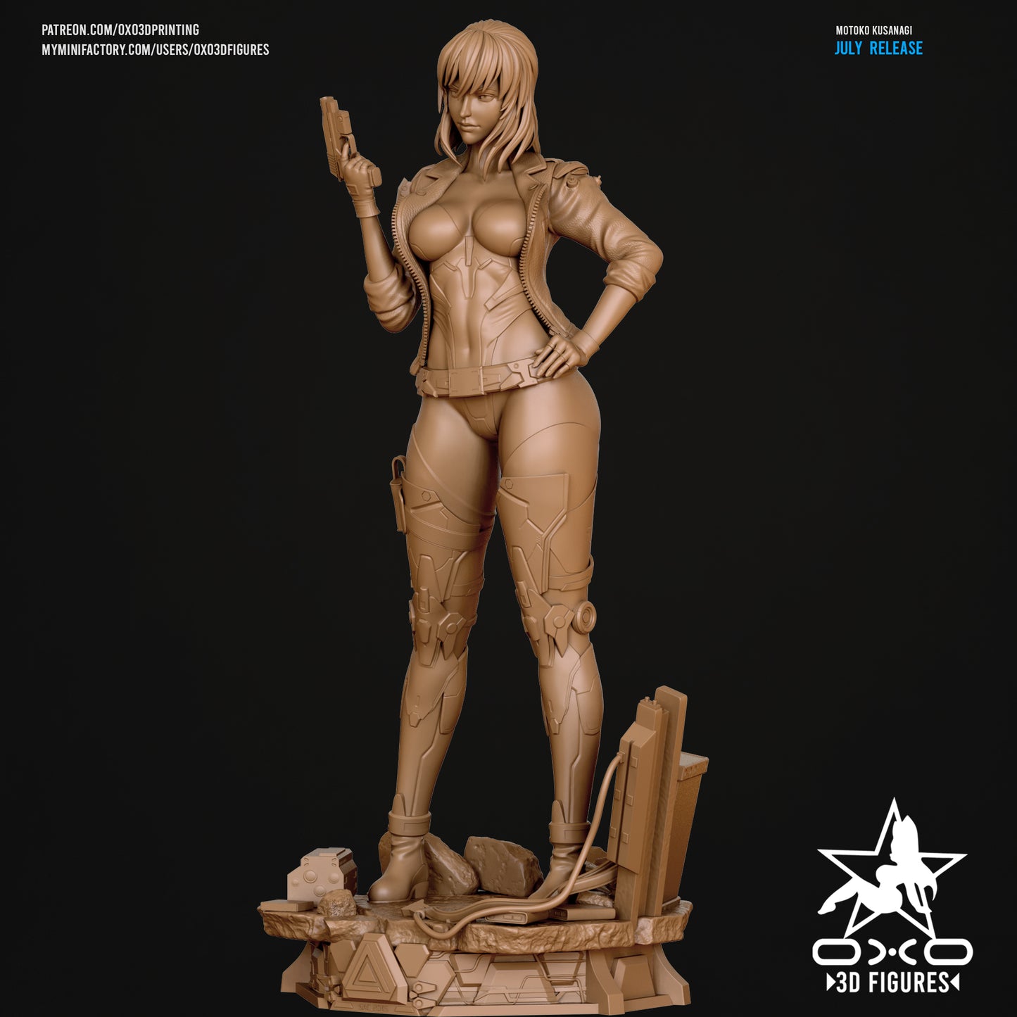 Motoko Kusanagi - Ghost in the Shell | Painted / Unpainted Options
