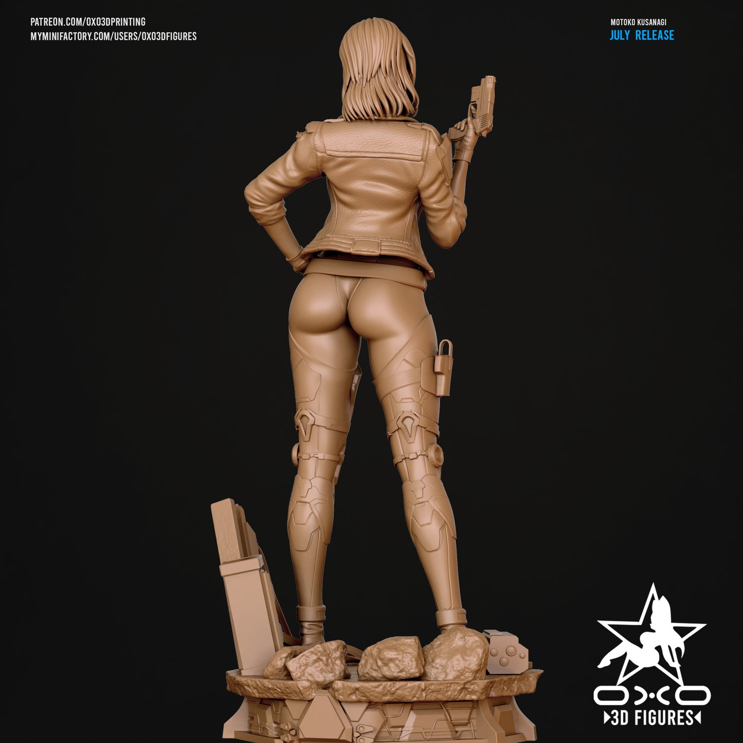 Motoko Kusanagi - Ghost in the Shell | Painted / Unpainted Options