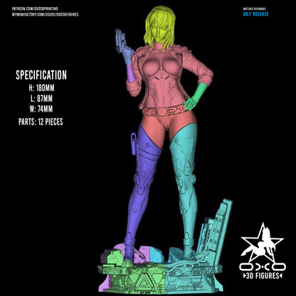 Motoko Kusanagi - Ghost in the Shell | Painted / Unpainted Options
