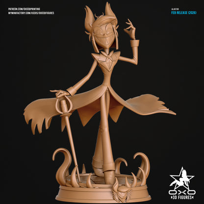 Alastor - Hazbin Hotel | Painted / Unpainted Options
