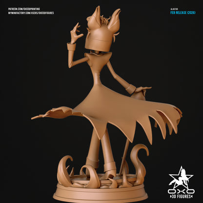 Alastor - Hazbin Hotel | Painted / Unpainted Options