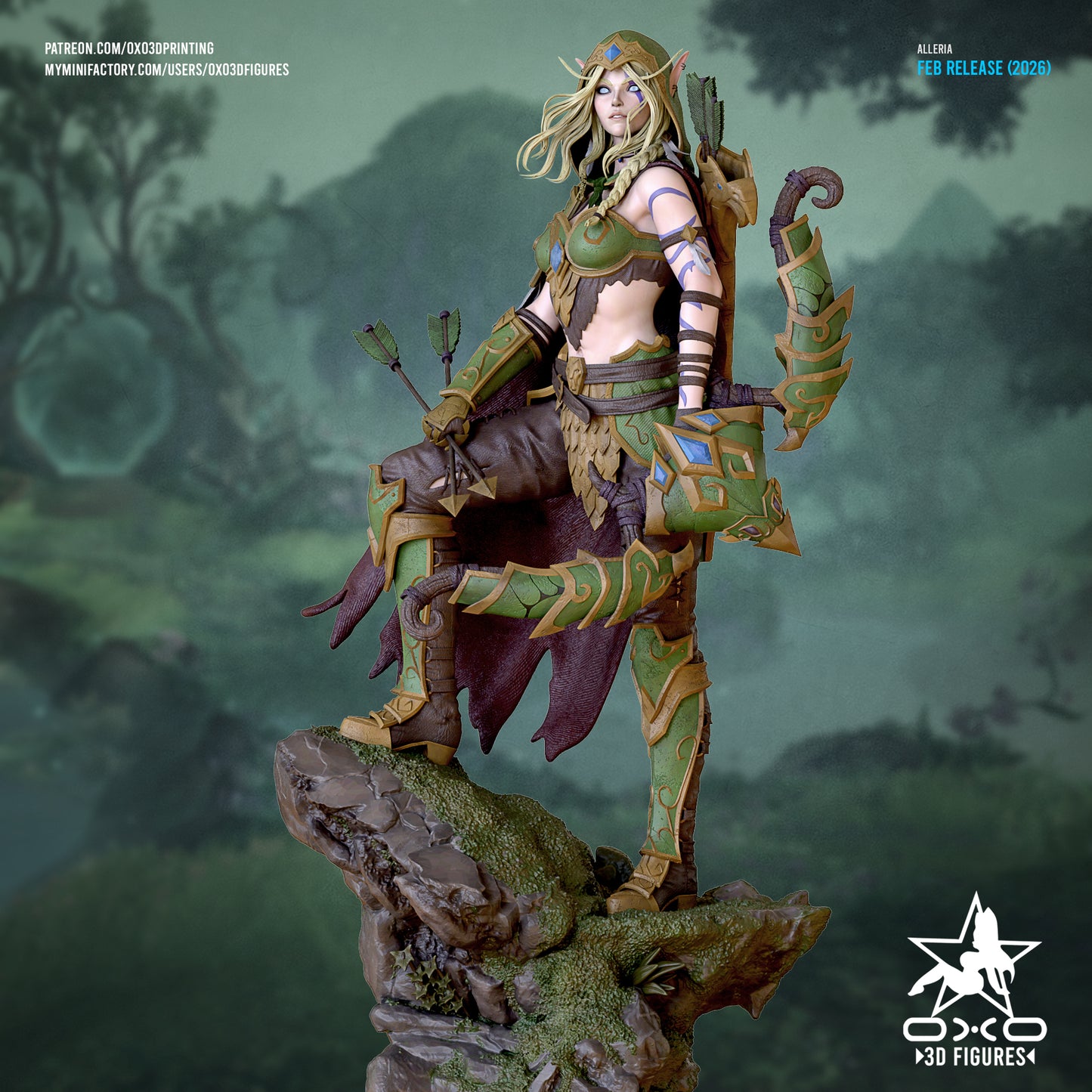 Alleria Windrunner - World of Warcraft | Painted / Unpainted Options