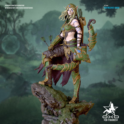 Alleria Windrunner - World of Warcraft | Painted / Unpainted Options