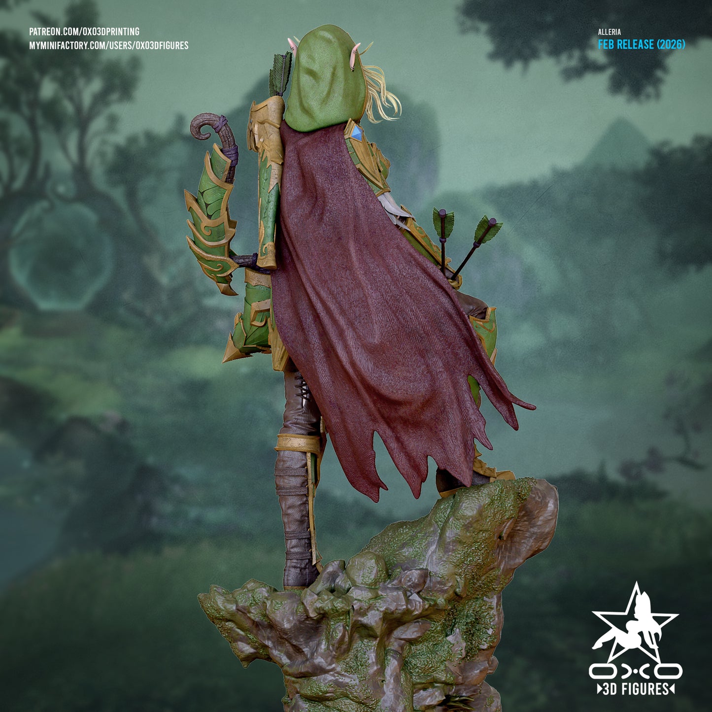 Alleria Windrunner - World of Warcraft | Painted / Unpainted Options