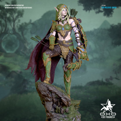 Alleria Windrunner - World of Warcraft | Painted / Unpainted Options