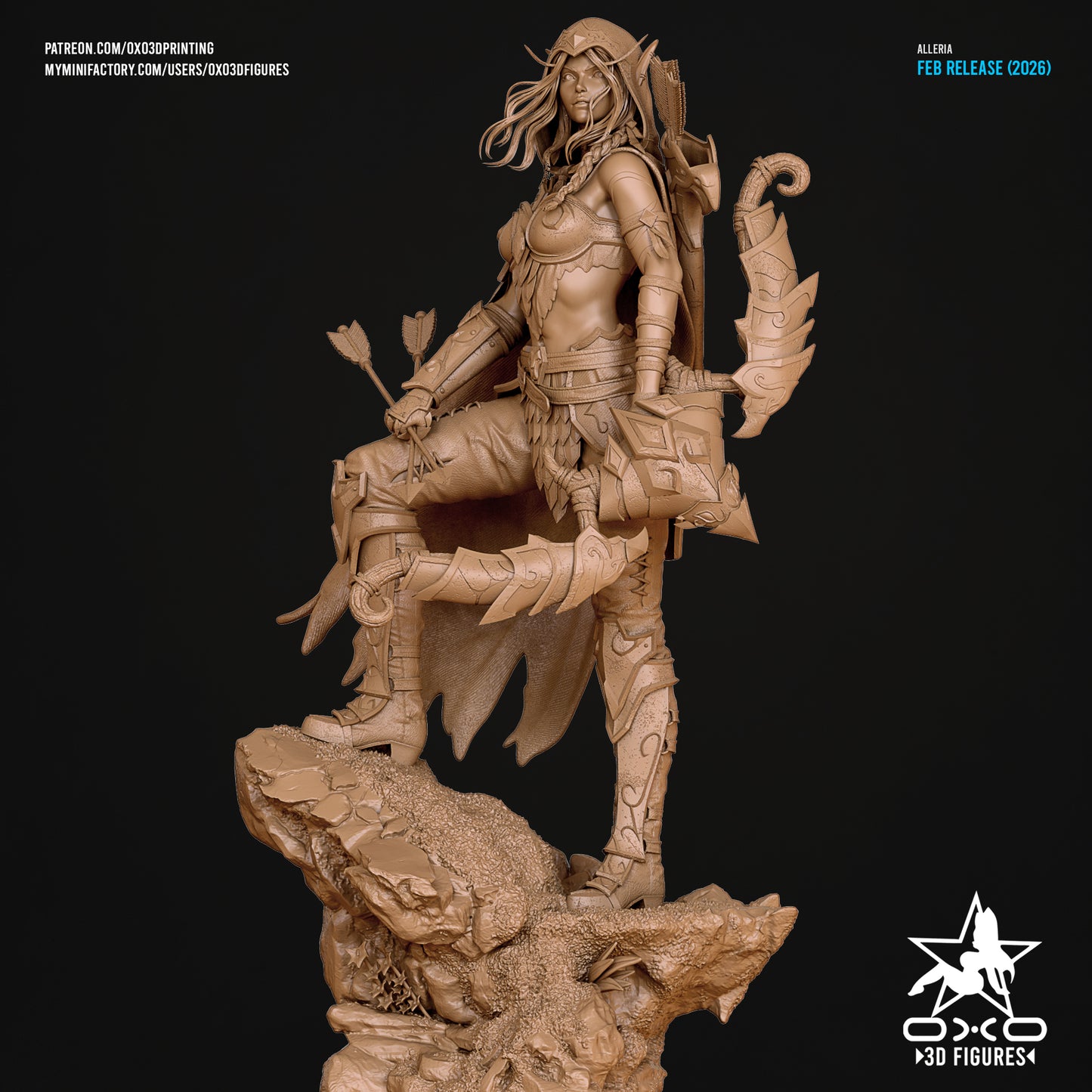 Alleria Windrunner - World of Warcraft | Painted / Unpainted Options