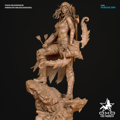 Alleria Windrunner - World of Warcraft | Painted / Unpainted Options